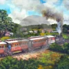 Barbados Train by David Moore
