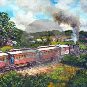 Barbados Train by David Moore