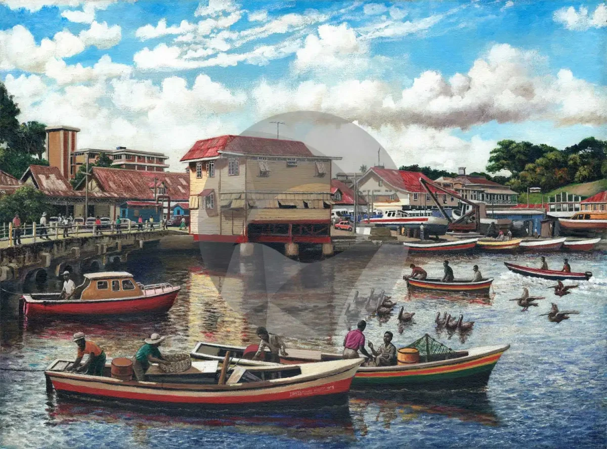 King's Wharf, San Fernando by David Moore