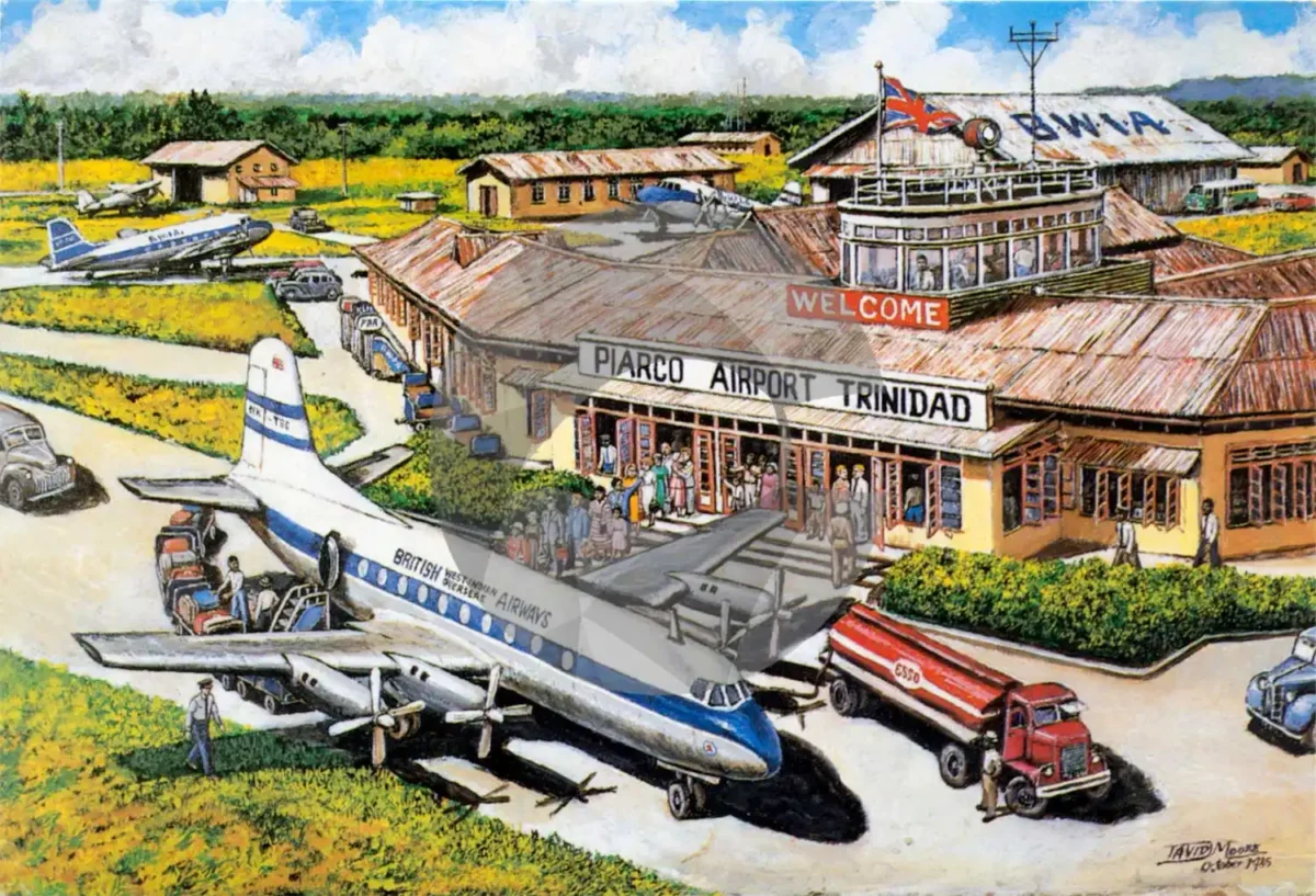 Old Piarco International Airport by David Moore