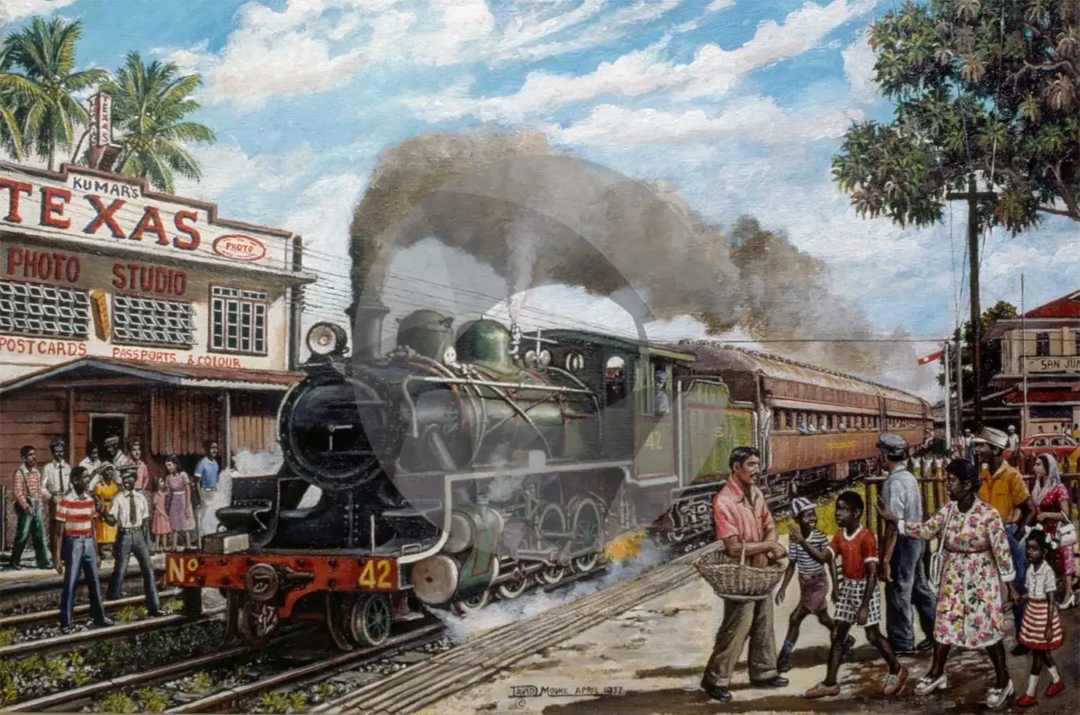 Last Train, Croisee - San Juan by David Moore