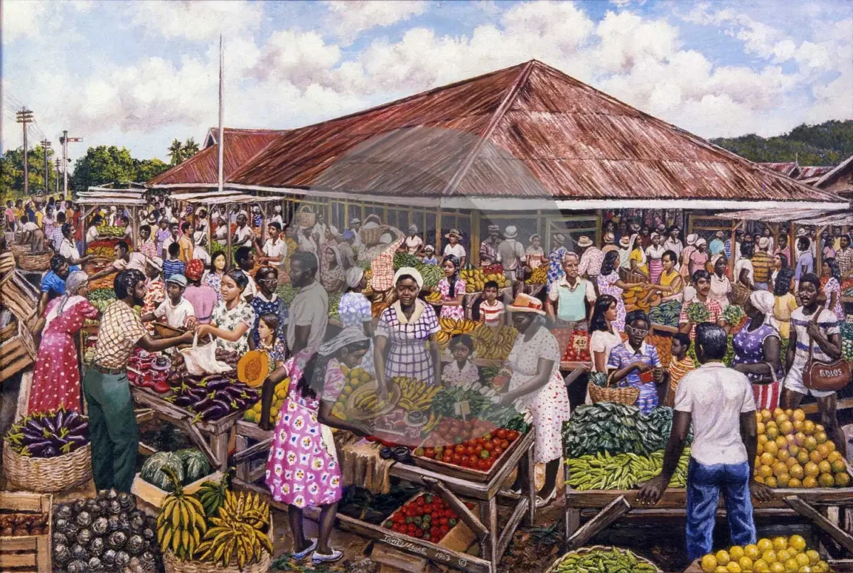 Tunapuna Market by David Moore