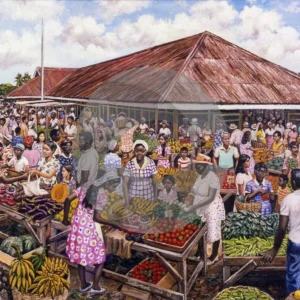Tunapuna Market by David Moore